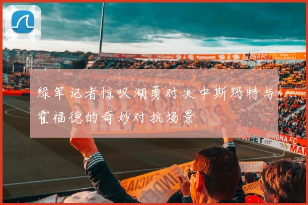 绿军记者惊叹湖勇对决中斯玛特与霍福德的奇妙对抗场景